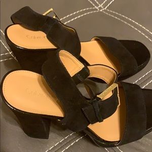 Black Calvin Klein heels never used